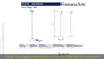 MILANO,    FLUTE, FLOOR LAMP,PIANTANA ,FONTANA ARTE EURO 845