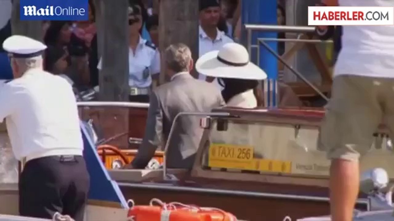 George Clooney ve Amal Alamuddin'in Düğününden İlk Kare