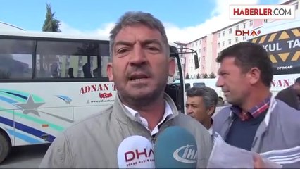 Yozgat Trafik Cezalarından Bunalan Servisçiler Yol Kapattı