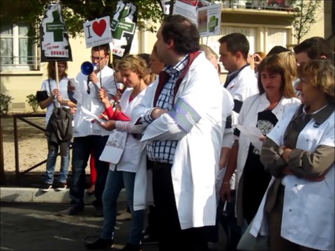 Laon : les pharmaciens en nombre dans la rue