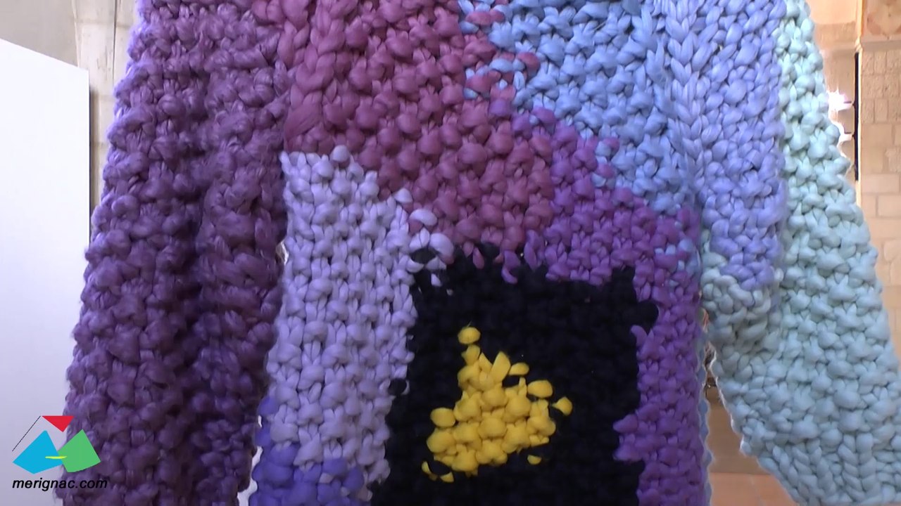 "Tapisseries" exposition d'art contemporain à la Vieille Eglise Saint-Vincent de Mérignac de Daniel Dewar et Grégory Gicquel