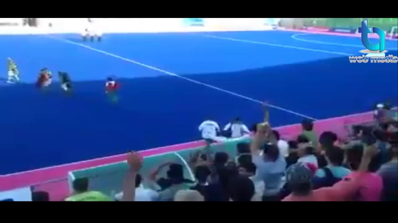 Go Nawaz GO in Korea, China and Pakistan hockey match''کوریا کے ہاکی اسٹیڈیم میں پاکستان اور چین کے میچ میں گو نواز گو کے نعرے "