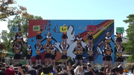 2014-09-28　岡崎城西高校文化祭 チアリーディング部　BEATS②
