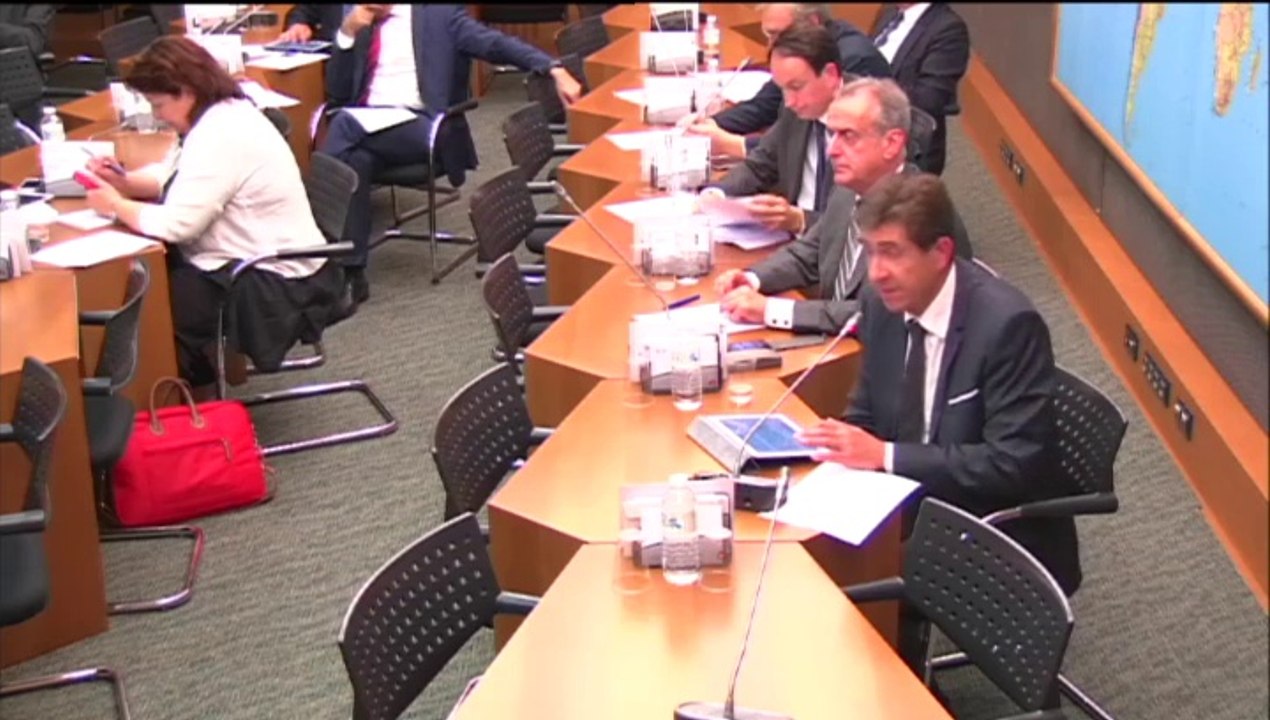 Charles Ange Ginésy intervient durant l’audition de M. Pierre-Marie Abadie, en commission Développement Durable