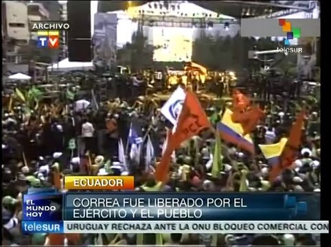 Ecuador: hace 4 años la derecha intentó derrocar a Rafael Correa