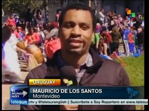 Uruguay: se movilizan simpatizantes previo a elección de octubre