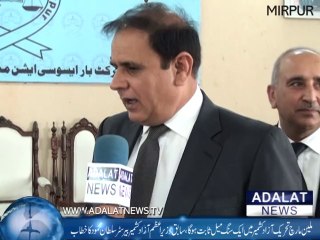 Barrister Sultan addressing About million march in District Bar