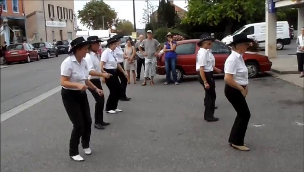 Démonstration danses country