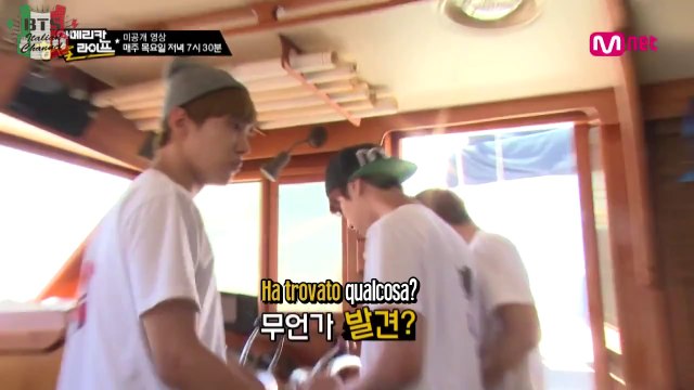 [SUB ITA] Unreleased cut - BTS American Hustle Life ep. 7 - Jimin Io sono la prossima generazione CF Star! Caffè e donuts