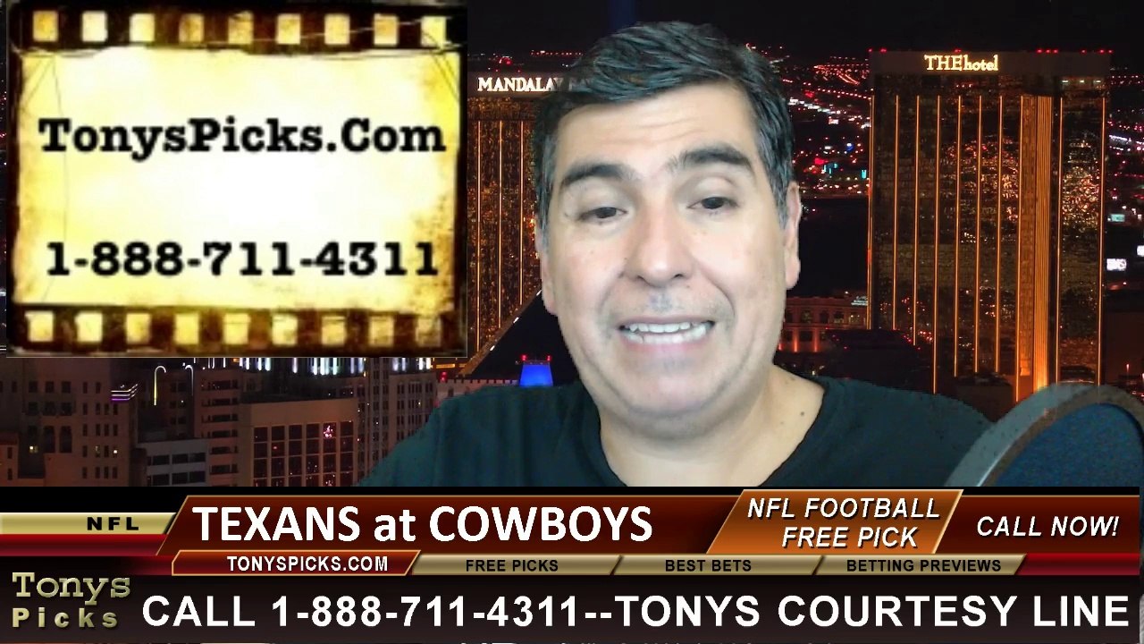 Dallas Cowboys vs. Houston Texans Free Pick Prediction NFL Pro Football Odds Preview 10-5-2014