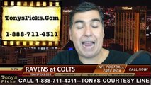 Indianapolis Colts vs. Baltimore Ravens Free Pick Prediction NFL Pro Football Odds Preview 10-5-2014