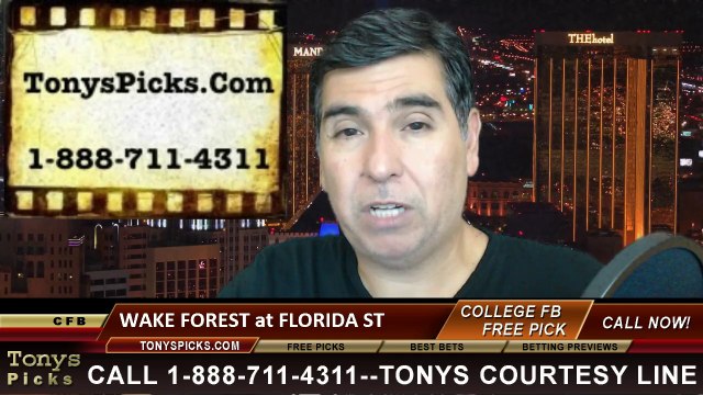 Florida St Seminoles vs. Wake Forest Demon Deacons Free Pick Prediction College Football Point Spread Odds Betting Preview 10-4-2014
