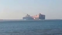 2 Ship Container Vessels Collide at Suez Canal