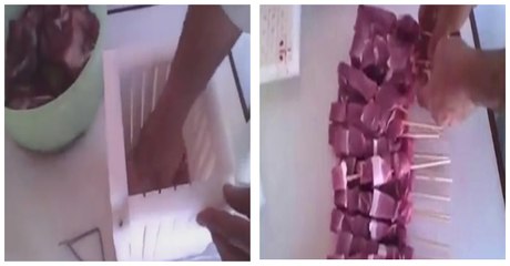 How To Make 36 Meat Kebabs In Only 2 Minutes