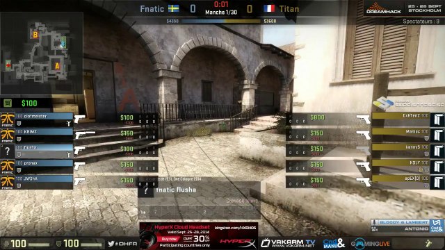 1/2 Finale DreamHack Stockholm - Titan vs Fnatic