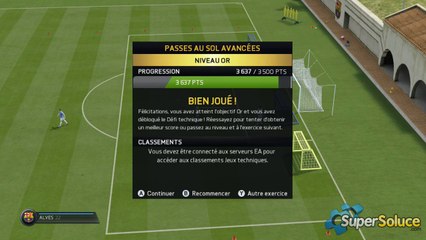 FIFA 15 : Défi passes au sol avancées OR