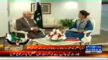 Sartaj Aziz(PMLN) Special Interview With Samaa - 30Th September 2014
