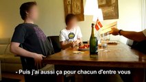 Un père annonce à ses fils qu'il vient de gagner au loto