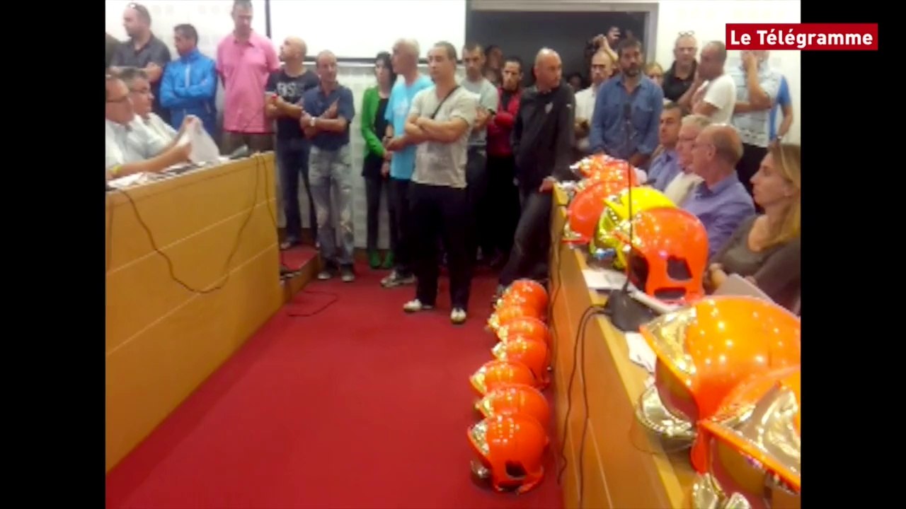Lannion. Pompiers : intervention au conseil d’agglo