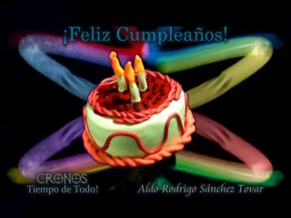 Feliz Cumpleaños Claymation Por Aldo Sanchez El Dragon de CRONOS Tiempo de Todo