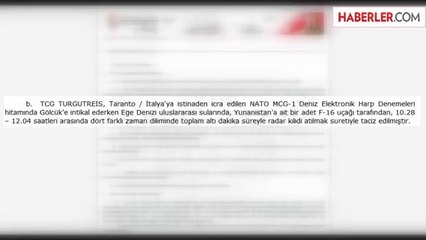 Yunan Jetlerinden Türk Gemisine ve Uçaklarına Taciz