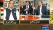 Fight bitween Hanif Abbasi & Azam Swati -- Hanif Abbasi Calls Imran Khan Pa'gal & sharabi  and Azam Swati calls Nawaz Sharif Pa'gal & chor