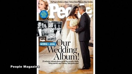 Clooney's wedding pics revealed, Wal-Mart faults Morgan in accident