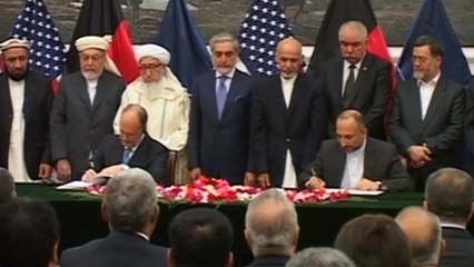 Pact signed to keep U.S. troops in Afghanistan past 2014