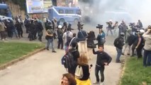Napoli, scontri al corteo Block Bce: usati idranti e lacrimogeni dalla Polizia - Il Fatto Quotidiano