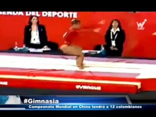12 deportistas por Colombia en Campeonato Mundial de Gimnasia en China