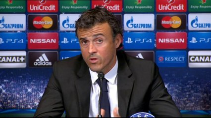 Luis Enrique's reaction to defeat in Paris