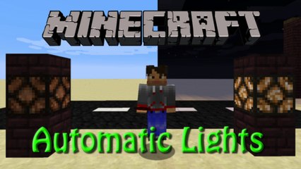 Minecraft: Automatic Lamps System with Daylight Sensor Tutorial