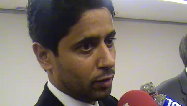 Réaction de Nasser Al Khelaifi en zone mixte après PSG-Barcelone (3-2)