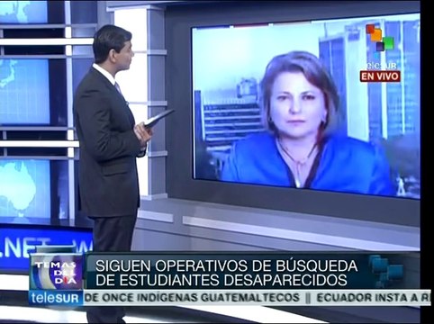 México: continúa búsqueda de 44 estudiantes desaparecidos en Guerrero