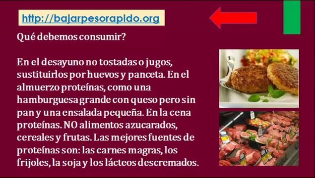 Dieta de proteínas para adelgazar
