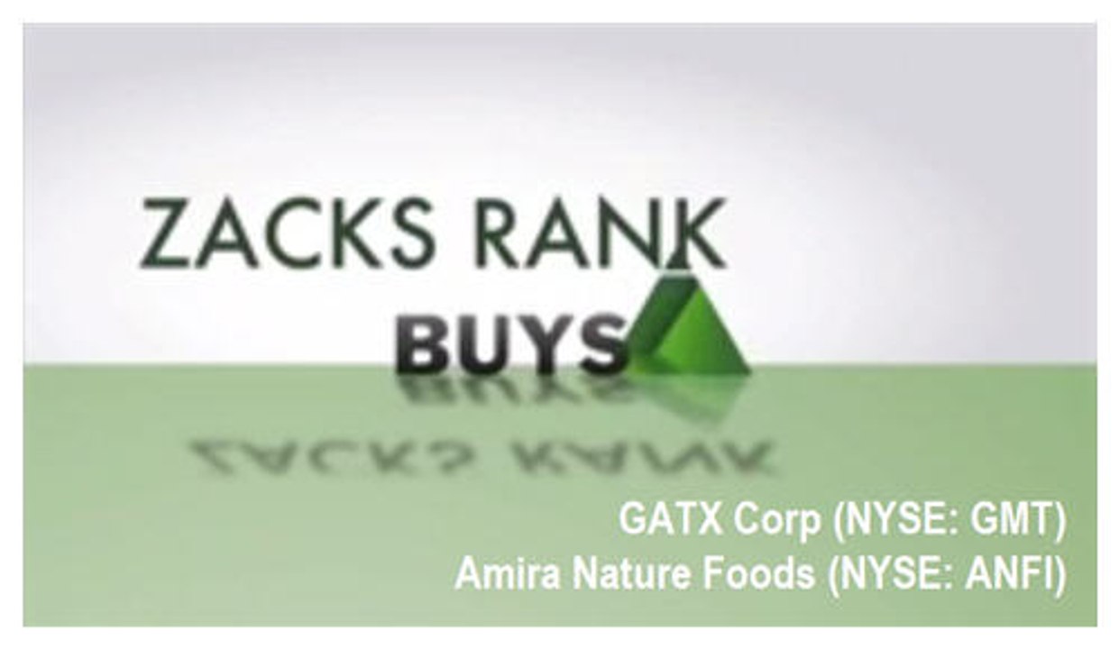 Zacks Research - GATX Corp (NYSE: GMT) & Amira Nature Foods (NYSE: ANFI)