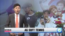 S.Korea wins 2 gold medals in soft tennis