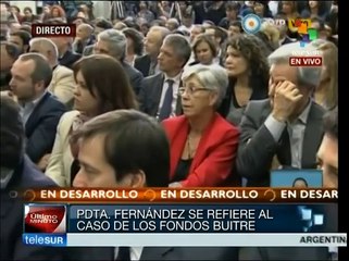 Estamos siendo duramente atacados desde afuera: pdta. Fernández