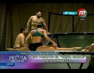 Pedro ensayo Aquadance en La Previa del Show - 30 de Septiembre