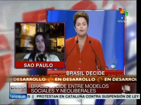 Brasil: Dilma fortalecida en encuestas a pocos días de las elecciones