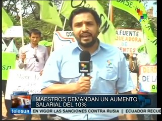 Paraguay: public school teachers begin a 48-hour strike