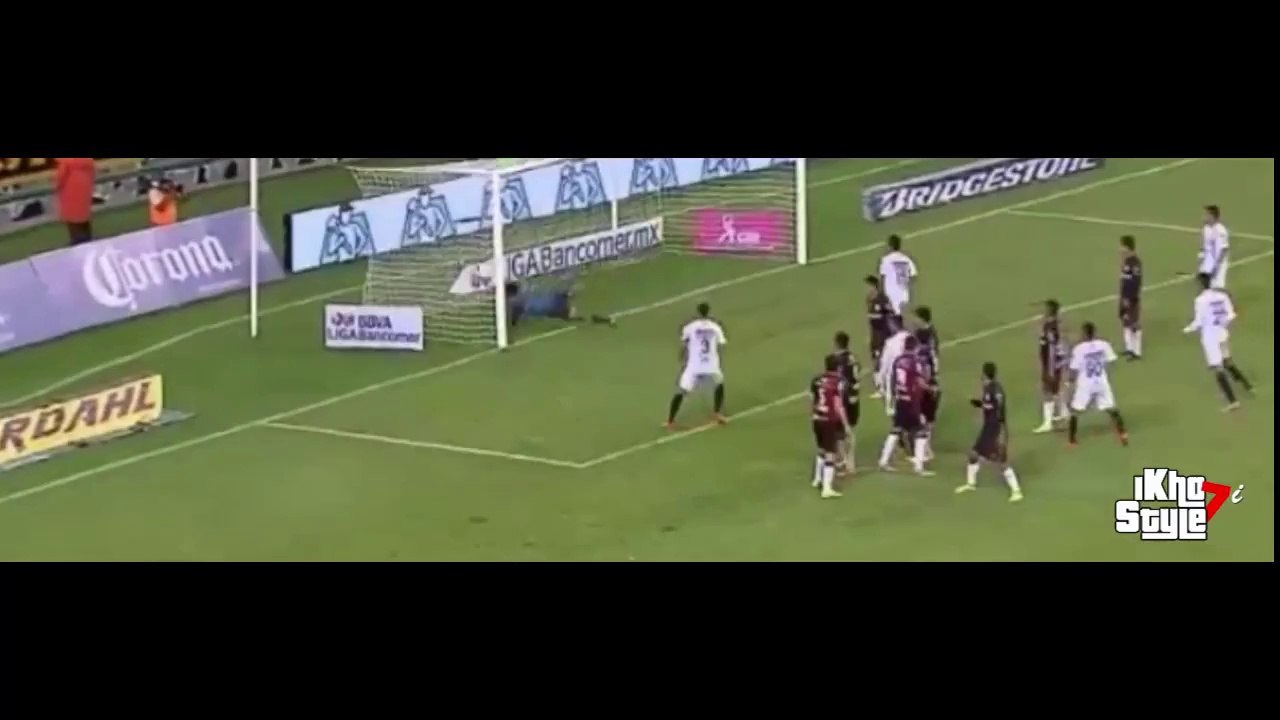 Golazo de Ronaldinho - Atlas vs Querétaro 2-1 Liga MX 2014.