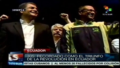A cuatro años del 30S, Ecuador recuerda el triunfo de la democracia