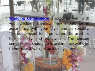 Wedding Centrepieces Melbourne by Decor It