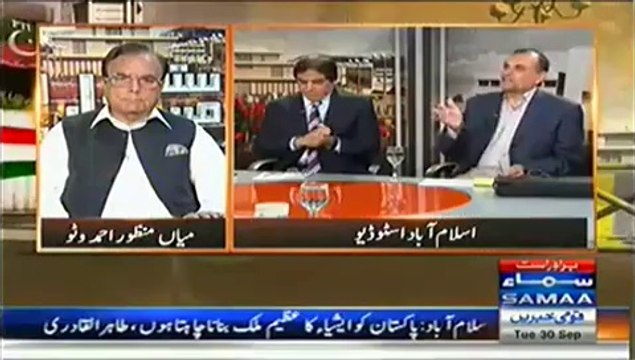 Hanif Abbasi(PMLN) Vs Azam Swati(PTI) In Live Show