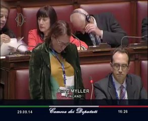 Roma - Conferenza interparlamentare su Fiscal Compact - italiano (29.09.14)