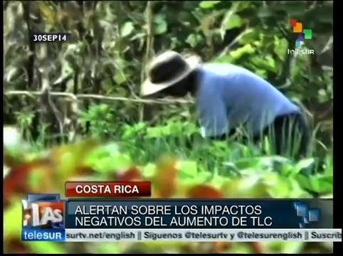 Productores costarricenses rechazan ingreso en la Alianza del Pacífico