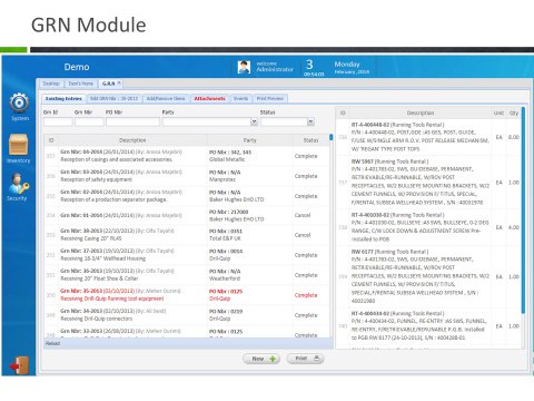 Skolms Presentation - Warehouse Management for Oil and Gas by Mantic Software