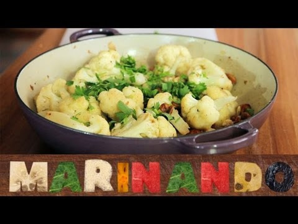 Couve-flor com amêndoas