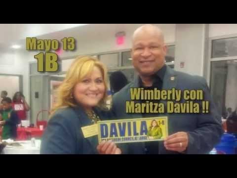 Benjie Wimberly con Maritza Davila